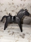 Vintage 1974 Lyra Geobra Playmobil 4" Solid Horse Figure Original Saddle Euc! Used. Price: $10.00.