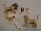 Playmobil Animal Lot Zoo / Safari Lion Family With Cub And Food Used. Price: $16.99.