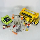 Lot Of Playmobil Parts & Pieces Car Bus Shark Cage Traffic Light Children Eel Used. Price: $24.99.