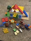 Playmobil 123 #6750 Large Farm (barn, W/ Figures, Animals Etc) Retired Used. Price: $64.00.