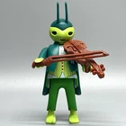 Playmobil Musician Grasshopper Violin Crickets Man Male Adult Alien Figure 70025 New. Price: $15.50.