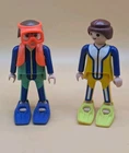 Playmobil Ocean Diver Scuba Figures - From #5924 *missing Accessories* Used. Price: $5.00.