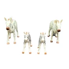 Playmobil Lot (2) Set 7898 Zebra With Foal Wild Animals Zoo Farm Figures Used. Price: $26.95.