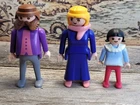 Playmobil 1980'S Victorian Family Figure Woman Child, Figurine Toys, Sku-k Used. Price: $14.00.