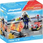 Playmobil Action Heroes - Firefighter With Water Pump New. Price: $15.36.