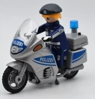 Playmobil Cop Motorcycle Patrol Police Set With Figure. Polizei Germany Used. Price: $11.90.