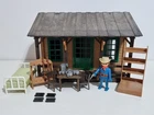 Playmobil System 3427 Old Farmhouse Western Cabin Cowboy Farmer Used. Price: $141.39.