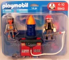 New Playmobil Large Blister Firemen With Flaming Barrel 5943. Price: $19.99.