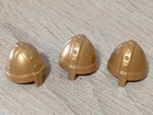 Playmobil X3 Gold Medieval Knights Helmets 5166 70752 Used. Price: $5.54.