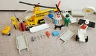 Rare Vintage 100% Playmobil Helicopter Rescue + Bonus Hospital 3247 1904 1909 Used. Price: $69.99.
