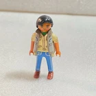 Playmobil Native American Hispanic Female Zookeeper 4931 Vintage 1994 3" Used. Price: $5.00.