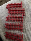 Playmobil Short Red Fence 12 Pcs. 71599 9817 9277 9276 9275 A1 Toys Lot Used. Price: $9.99.