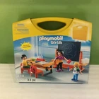 New Rare Playmobil City Life School Set W/ Take Along Case 33 Pcs 5971. Price: $21.99.