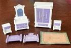Playmobil Victorian Mansion Purple Master Bedroom 5325 Parts Lot Dresser Vanity Used. Price: $24.99.