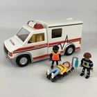 Playmobil City Action Rescue Ambulance Lights Siren Sound W Figures Bundle 2011 Used. Price: $31.96.