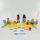Playmobil Yellow Raft Boat AX-317 Motor Buoy Scuba Diver Figures 2 Sets Retired Used. Price: $24.95.