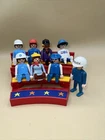 Playmobil Romani Circus Replacement Red & Yellow Seating Section With 8 Figures Used. Price: $17.40.