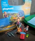 Playmobil Camping Adventure Carry Case Set 9323 Canoe Campfire Tent W/ 100% Used. Price: $14.99.