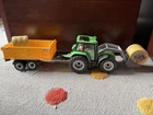 Playmobil 9317 Tractor With Trailer & Figure Used. Price: $39.99.