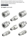 Raincovo Pressure Washer Quick Connect 3/8 Inch Fittings New. Price: $19.99.