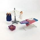 Playmobil 6557 Ironing Board Clothesline Clothespins Basket Towels Laundry Room Used. Price: $19.03.