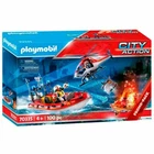Playmobil City Life 70335 - Fire Brigade With Boat And Heli New Free Shipping. Price: $94.95.