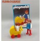 Playmobil 3357, 1982 - Girl With Stroller And Baby Original Box Vintage Used. Price: $18.16.