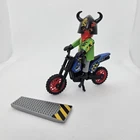 Playmobil 70553 Stunt Show Dirt Bike/motorcycle Rider Incomplete Used. Price: $6.36.