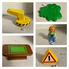 Playmobil 123 Items Table Construction Crane Base Girl Caution Sign 6610 6703 Used. Price: $5.95.