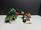 Playmobil Geobra 3840 Fire Breathing Dragon Knight Horses Shield Near Complete Used. Price: $24.99.