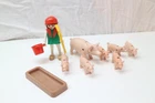 Playmobil 3566 Setnr Pig Farmer Fermier Bauer Agricultor 3666 3450 3888 3595 Used. Price: $8.75.