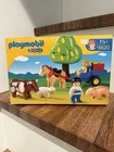 New Playmobil 123 Summer Meadow 6620 Lot/set Pear Tree Horse Cart Pig Playset. Price: $49.99.