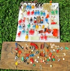 Huge Vintage Playmobil Ladder Farm Tools Indian Worker Doctor Stretcher Toy Lot Used. Price: $50.00.