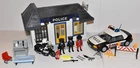 Playmobil 5013 Police Station Patrol Car Motorcycle Complete Used 4264 3085 3159. Price: $129.99.