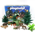 Playmobil Woodland Wildlife Forest Animals 3006 Toy Set 1998 Complete W/ Box Used. Price: $59.99.