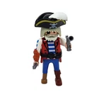 2001 Playmobil 3127 Pirate Starter Set Figure Silver Sword Black Hat Used. Price: $15.00.