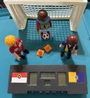 Playmobil Soccer Shoot Out Goal-scoreboard/net-goalie + 2 Players, Ball, Cones Used. Price: $11.00.