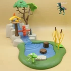 Playmobil Diorama Waterfall Water-river-lake-farm-cabin-forest-cabin-landscape Used. Price: $25.05.