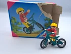 4556 Playmobil Special Action Biker 99.9% Complete W/box Vintage 1998 Usato. Price: $9.32.
