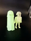 Playmobil Set #3317 Glow The Dark Ghost And Figure 1974 Vintage Used. Price: $19.95.