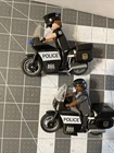 Playmobil Toys Police Motorcycle W Figure Lot Of 2 Used. Price: $16.00.