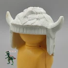 Playmobil 3620 Series White Color-antique Indian Hat-helmet With Horns Used. Price: $6.49.