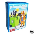 Playmobil 3196 Trash Collector Sanitation Worker With Garbage Can & Cat Toy Set New. Price: $44.97.