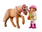 Playmobil Duo Pack Set 71887 Girl With Pony And Apple New No Box. Price: $24.65.