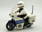 Vintage 1990 Playmobil Motorcycle Police Officer Cop C.h.i.p.s. Used. Price: $13.45.