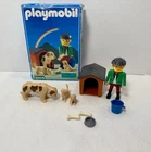 Playmobil 3005 Man With Dog & Puppies, Vintage 1998 Used. Price: $14.99.