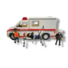 Playmobil Rescue Ambulance (5952) W/figures & Accessories Police 4X4 Gurney Used. Price: $15.30.