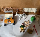 Playmobil Petting Zoo 6635 Cart 6636 Misc Parts Meerkats Gates Used. Price: $16.99.