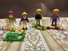 Playmobil 4998 Multi Kid Skateboard Skis Winter Sports Sled Figure Lot Vintage Used. Price: $24.49.