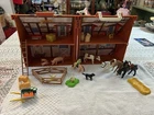 Vintage Playmobil Take Along Barn Farm Set 5765 Almost Complete Used. Price: $85.00.